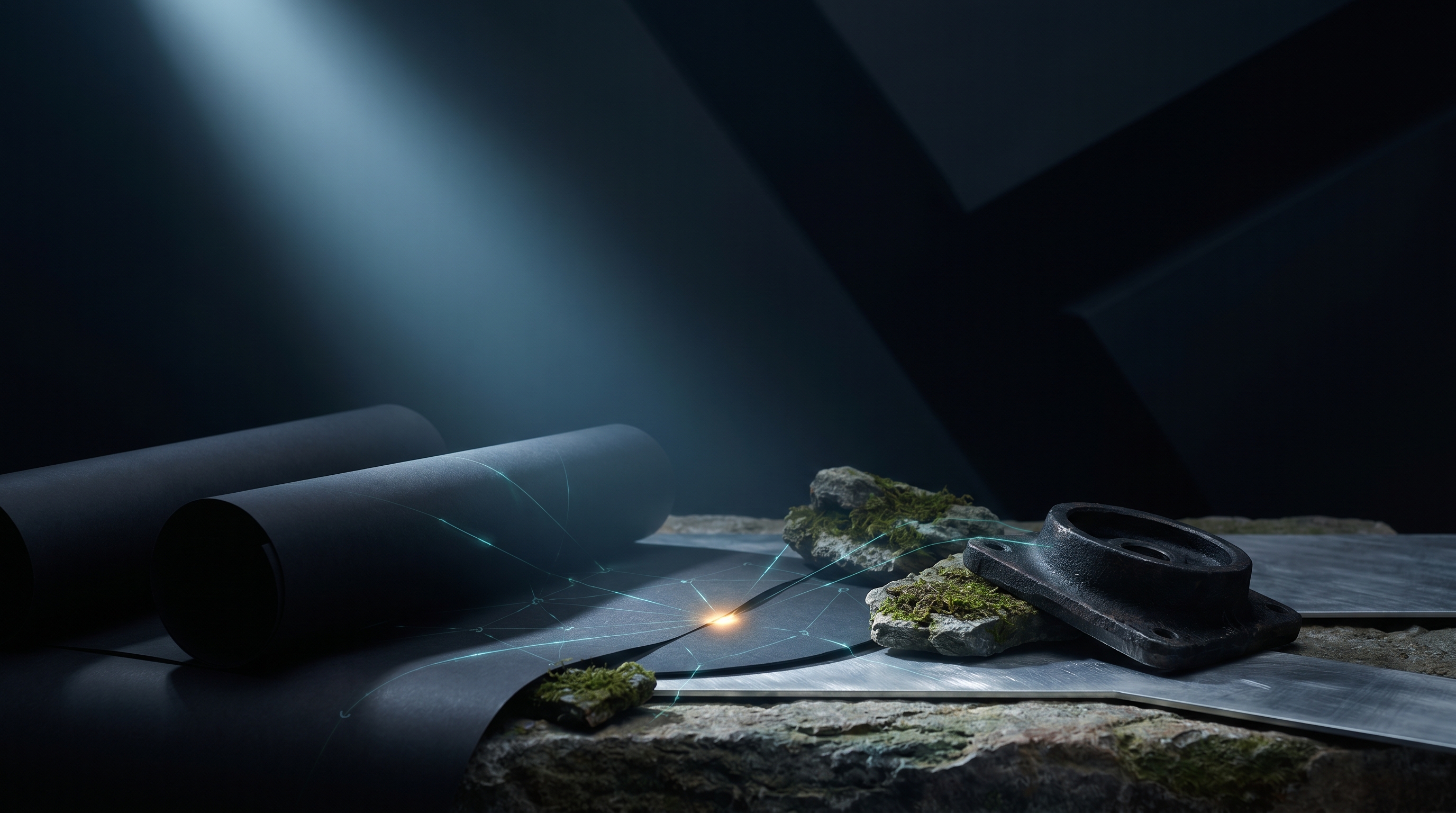 Digital Wilderness — engineered materials meeting organic emergence